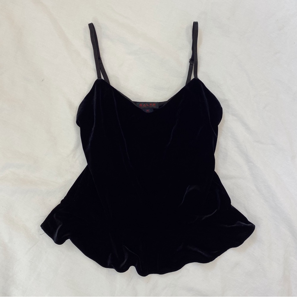 Ralph Lauren Vintage Y2K Velvet Peplum‎